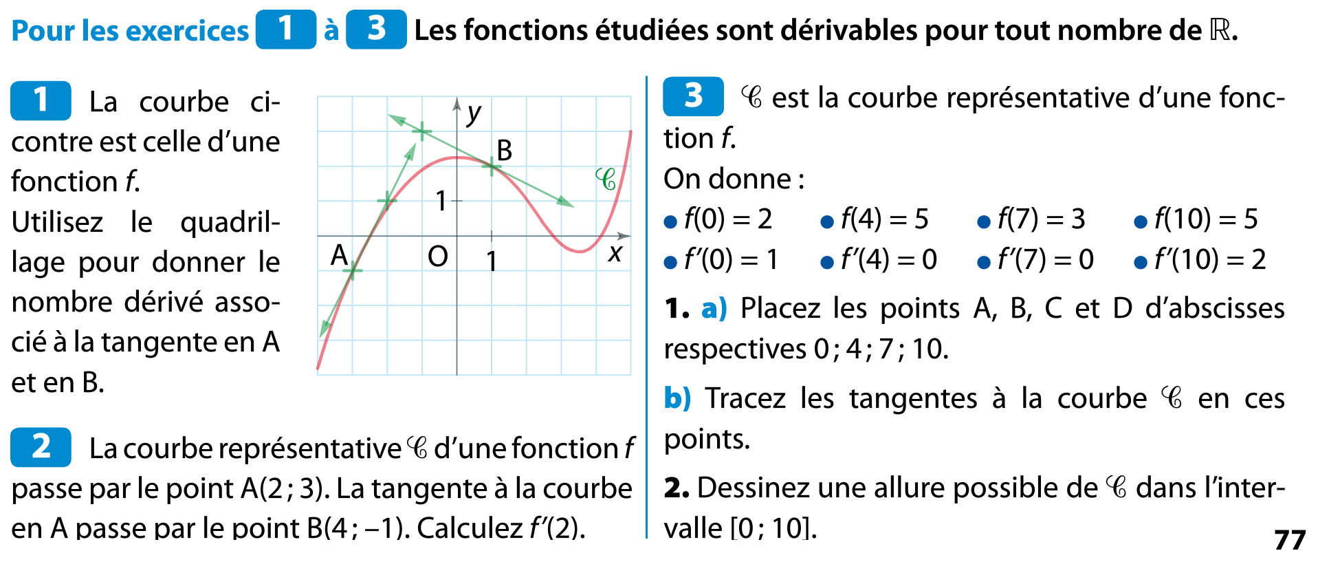 1 à 3 page 77