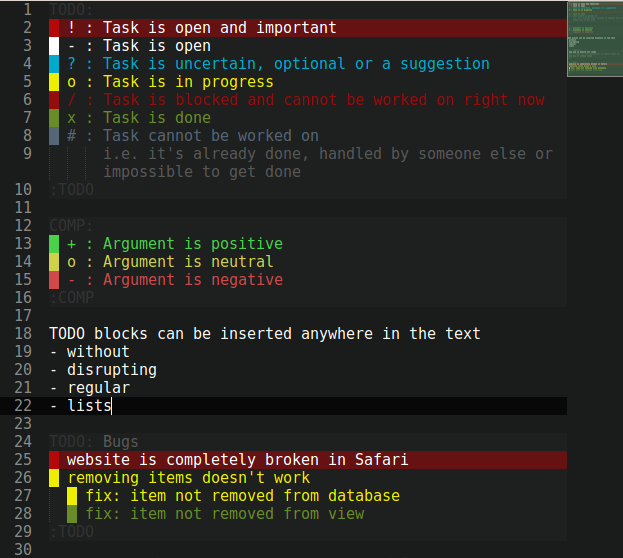 Sublime Text 3 screenshot