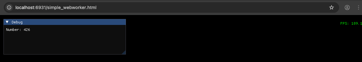 Simple Web Worker Example