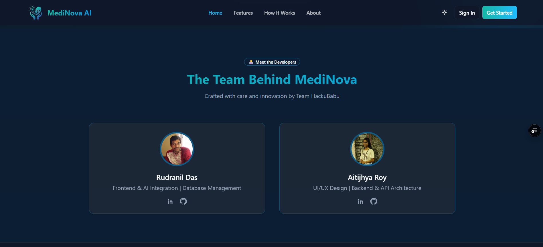 Developer's Section