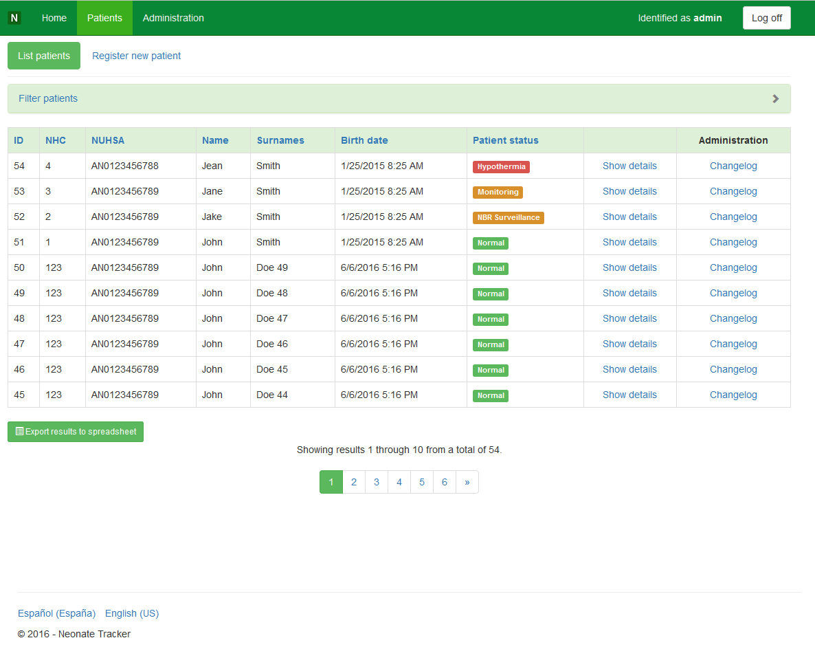 Github - Thraxs Nttracker: Web Application For Tracking Neonates At 