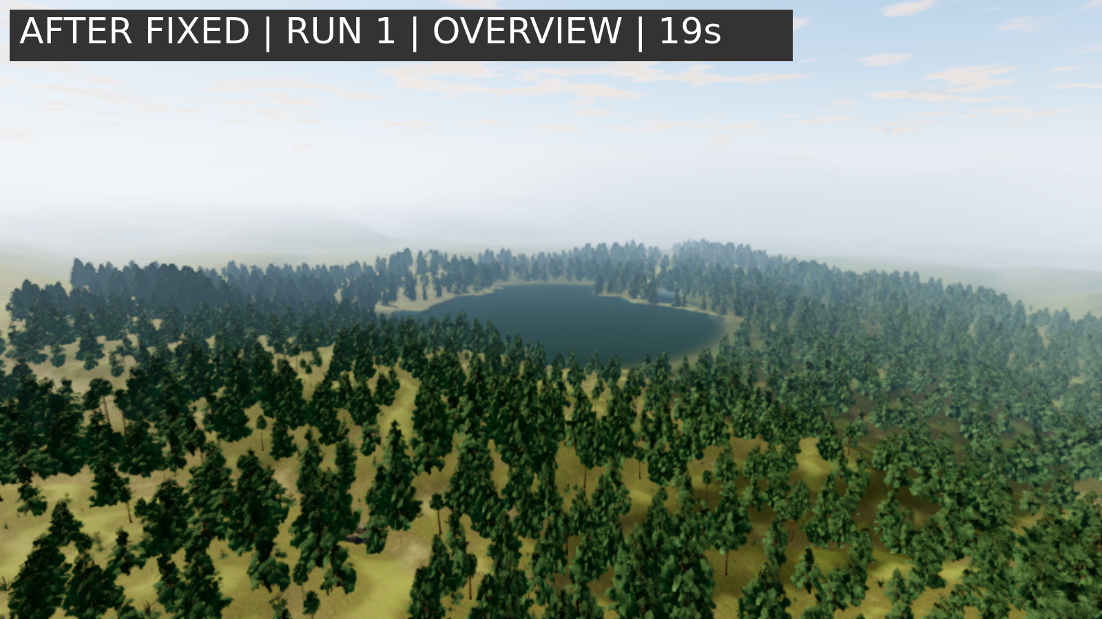 AFTER run 1 19 s
