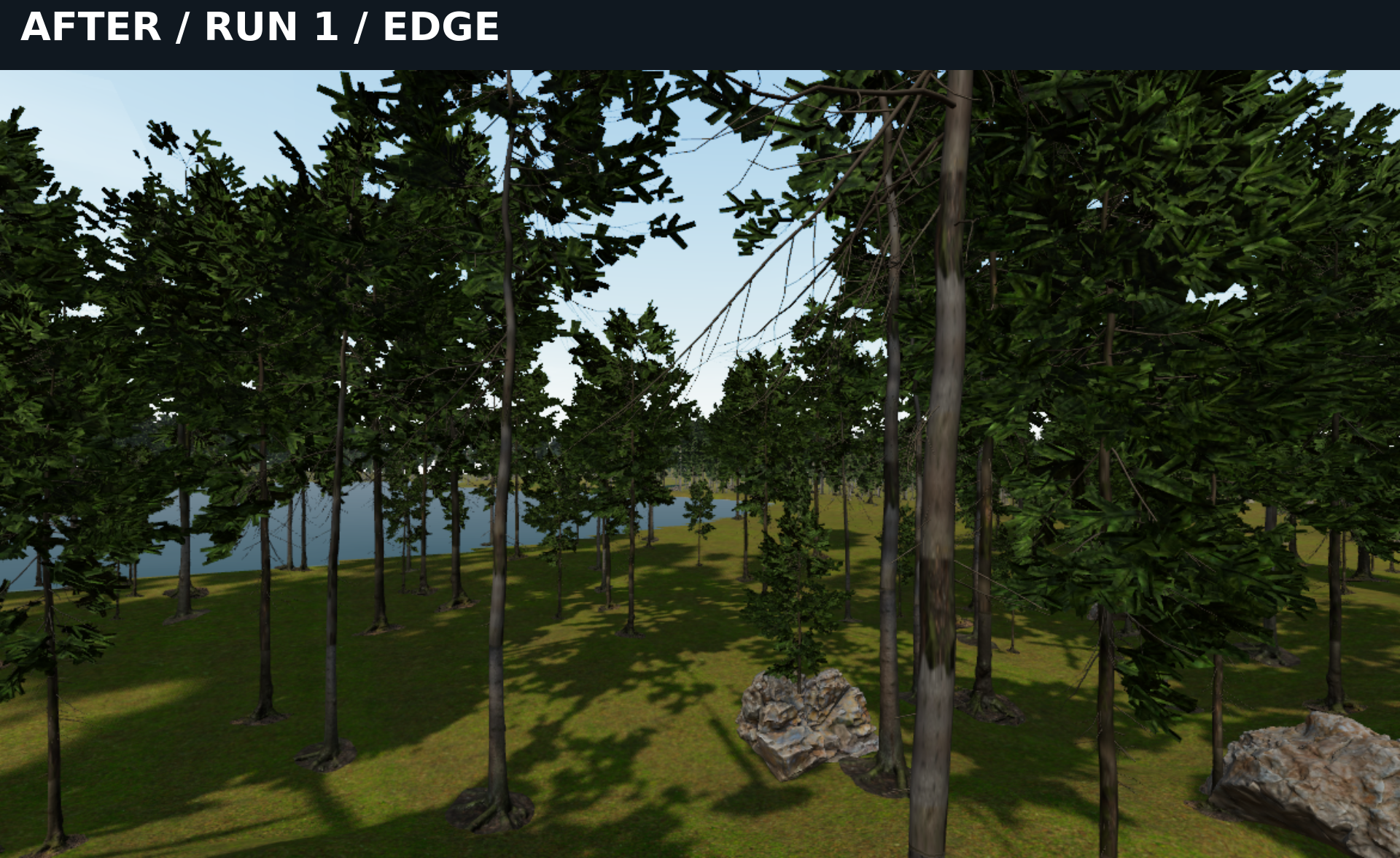 AFTER run 1 edge