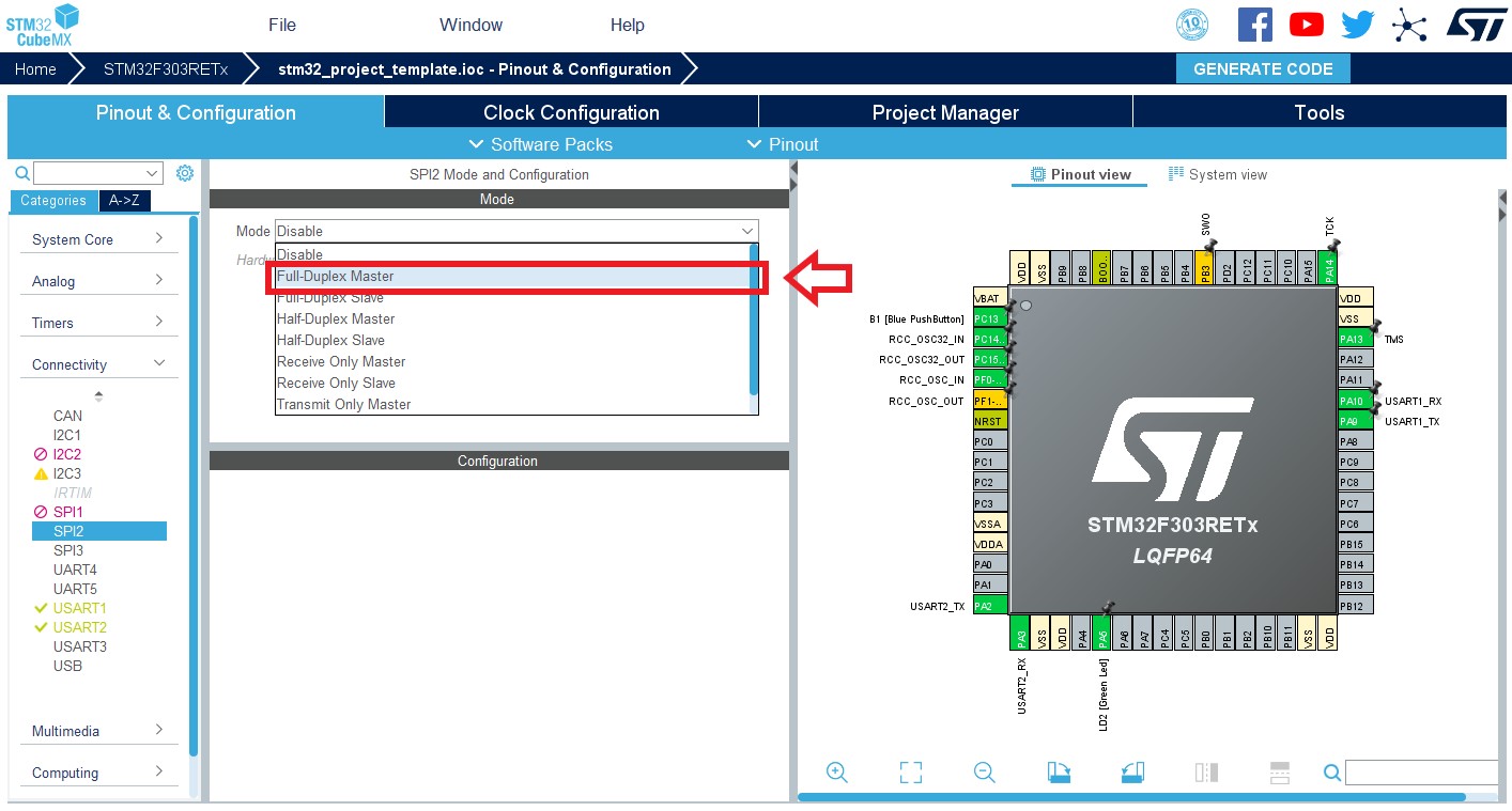 Configuring the SPI - 2