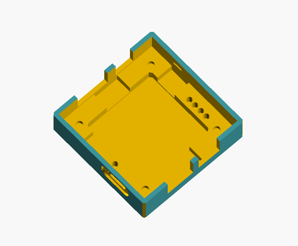 Example of UAV connectors TFGPS01 3D printed box