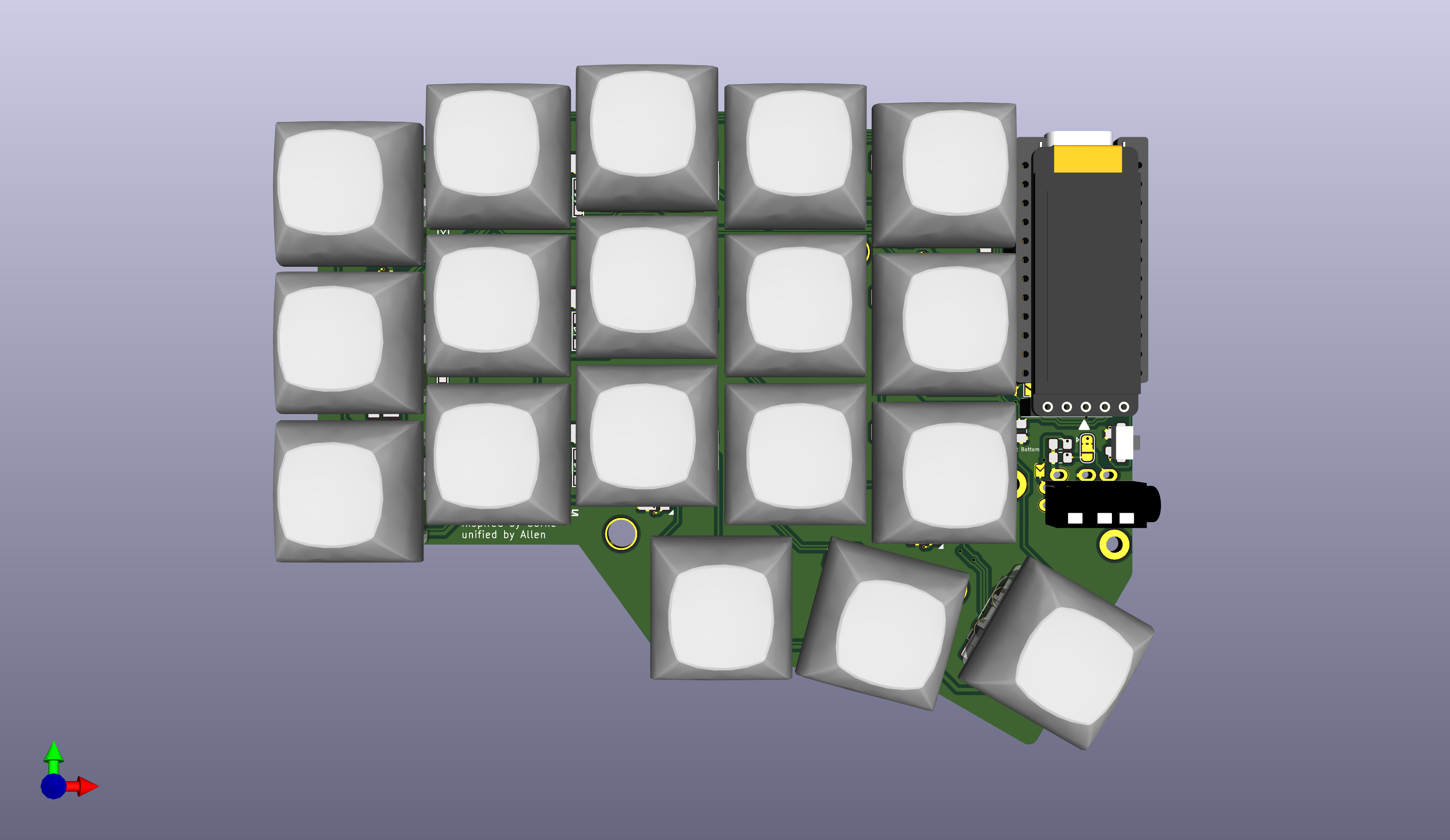 Unicorne-3x5-cherry mx reversible, from the project README