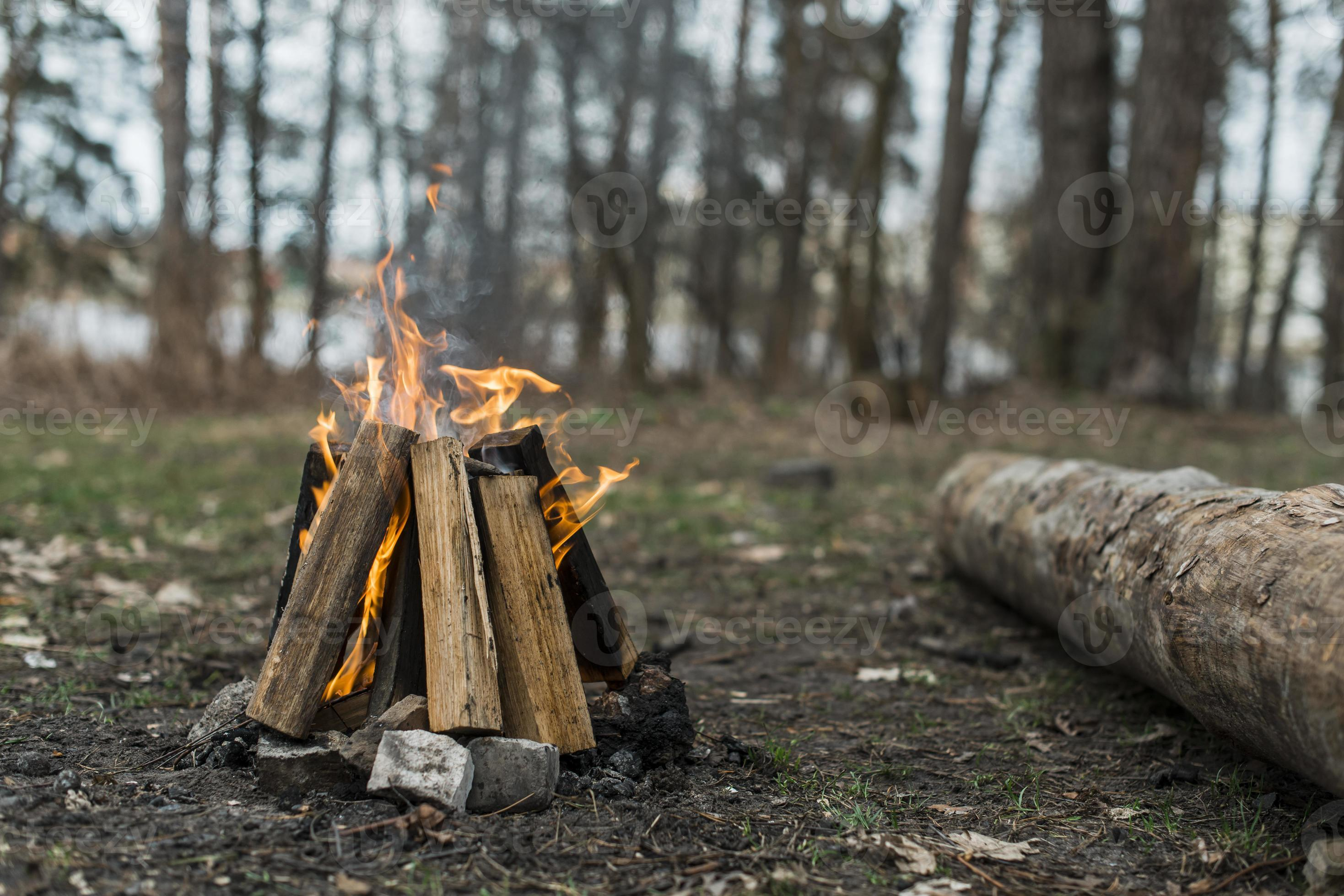 image of a campfire
