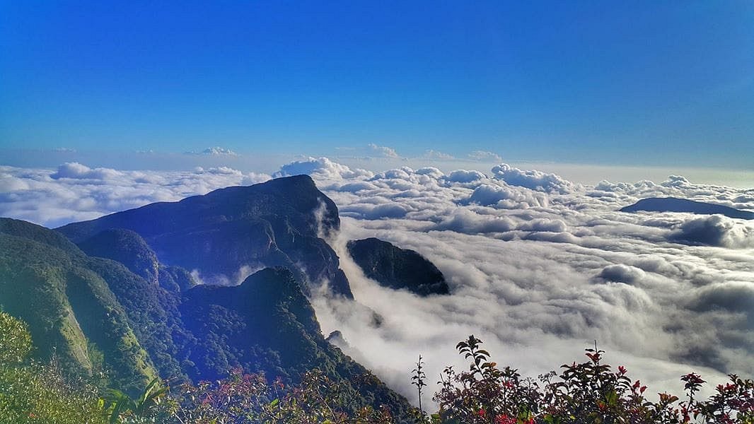 
            <div class="place">Knuckles Mountain Range</div>
            <div class="placeinfo">The Knuckles Mountain Range lies in central Sri Lanka, in the Districts of Matale and Kandy. The range takes its name from a series of recumbent folds and peaks in the west of the massif which resemble the knuckles of clenched fist when viewed from certain locations in the Kandy District.</div>