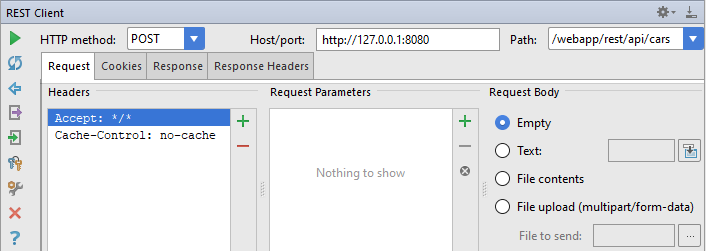 IntelliJ IDEA REST Client