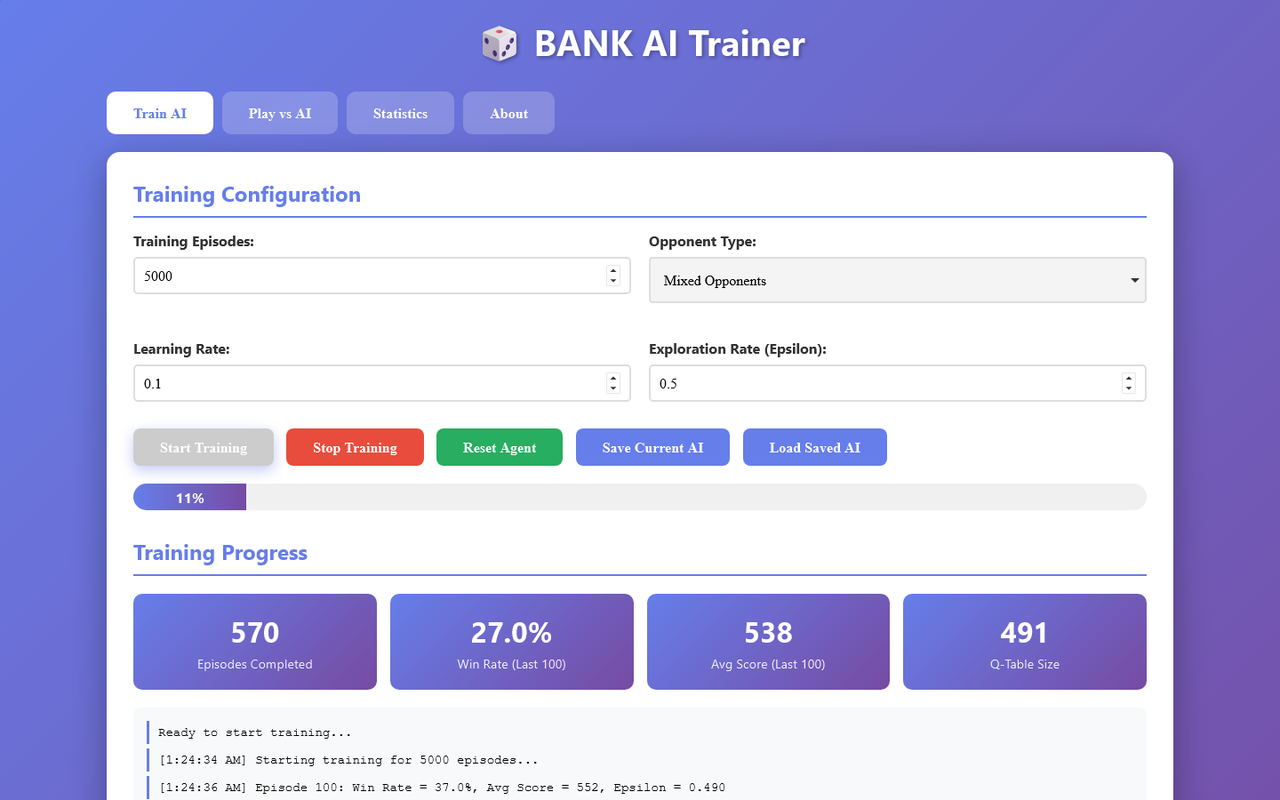BANK AI Trainer