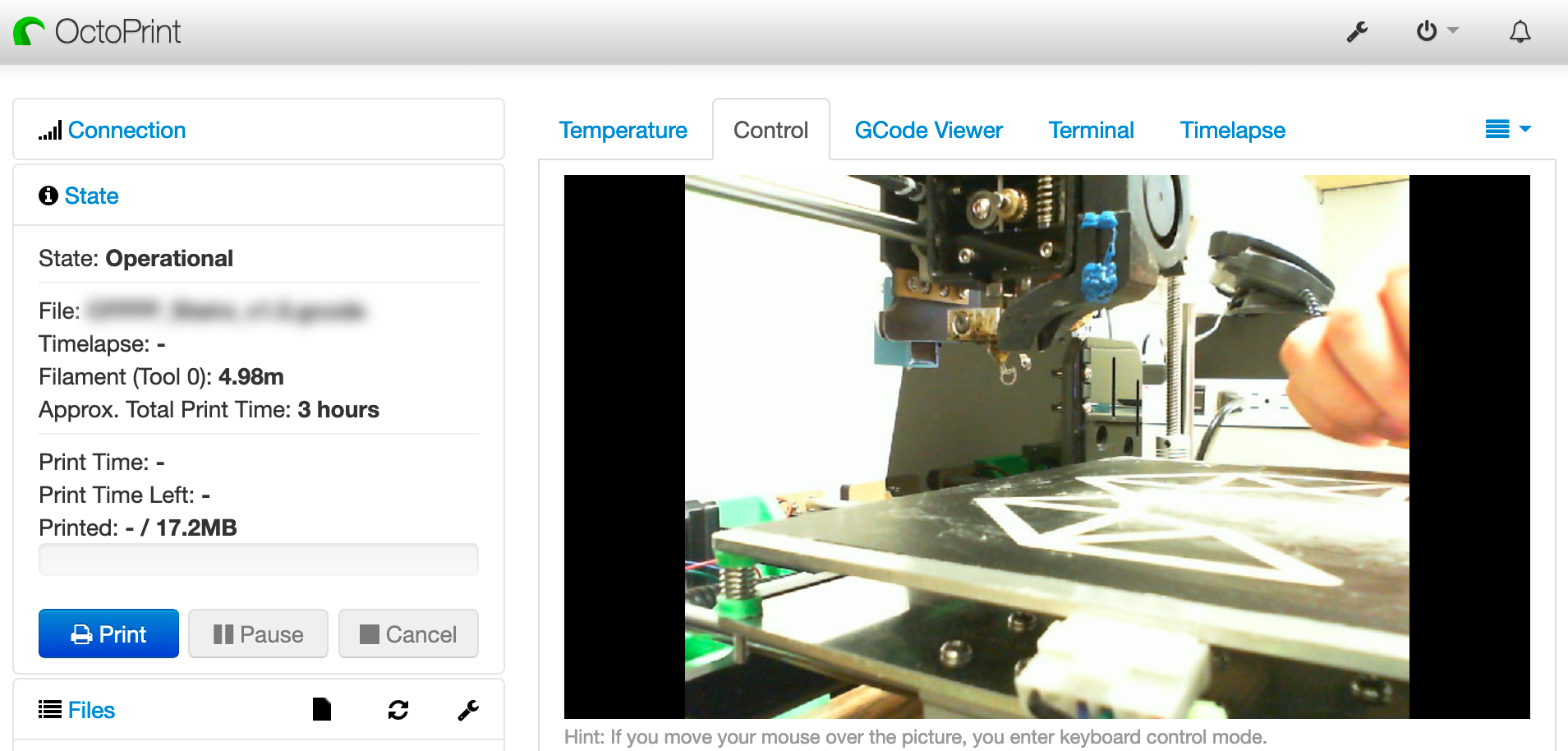 Example: OctoPrint 3D Printers