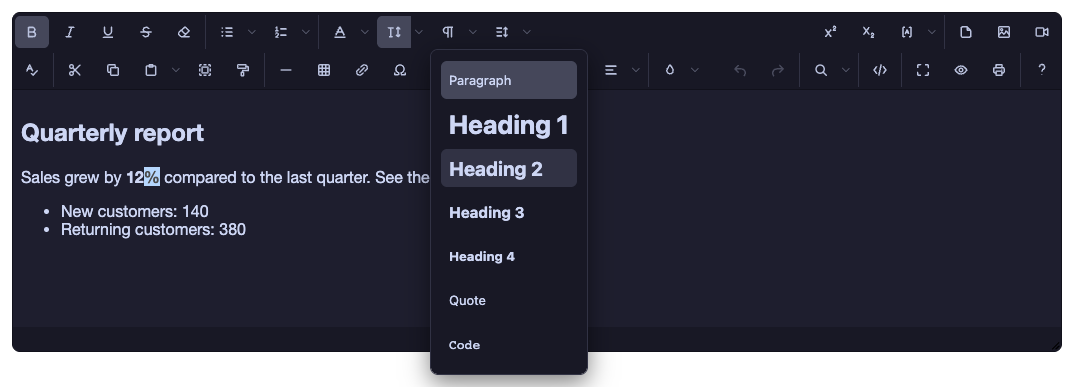 catppuccin: editor