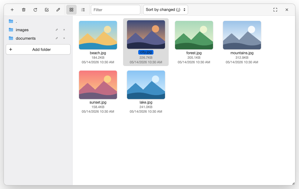 macos: file browser
