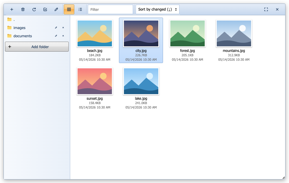 office2010: file browser