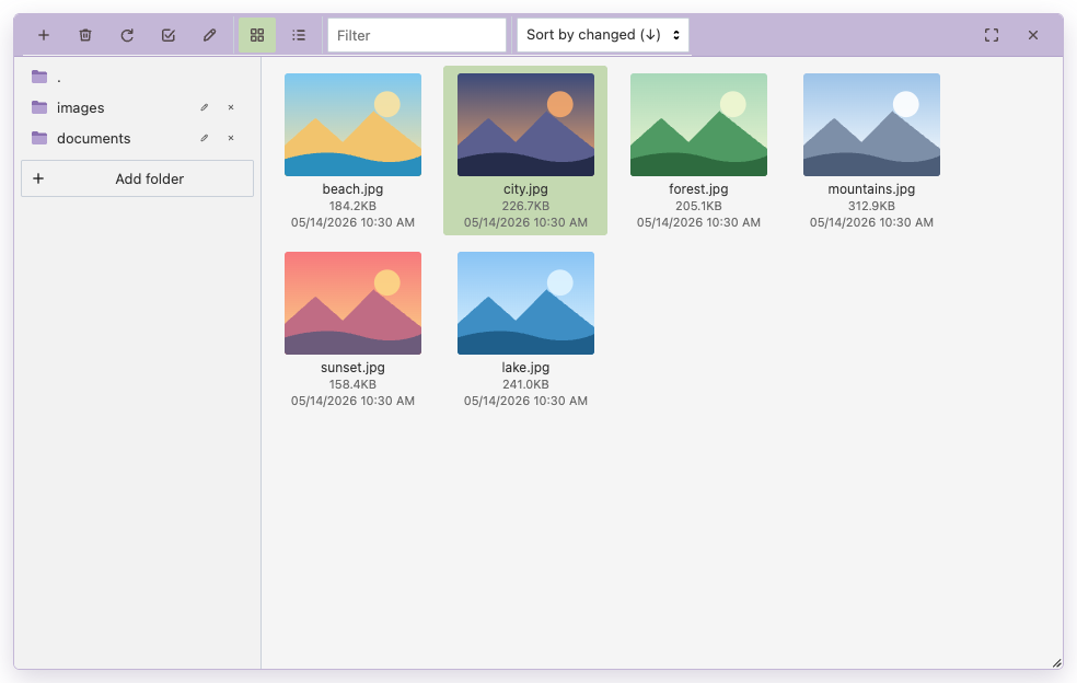 quietlight: file browser