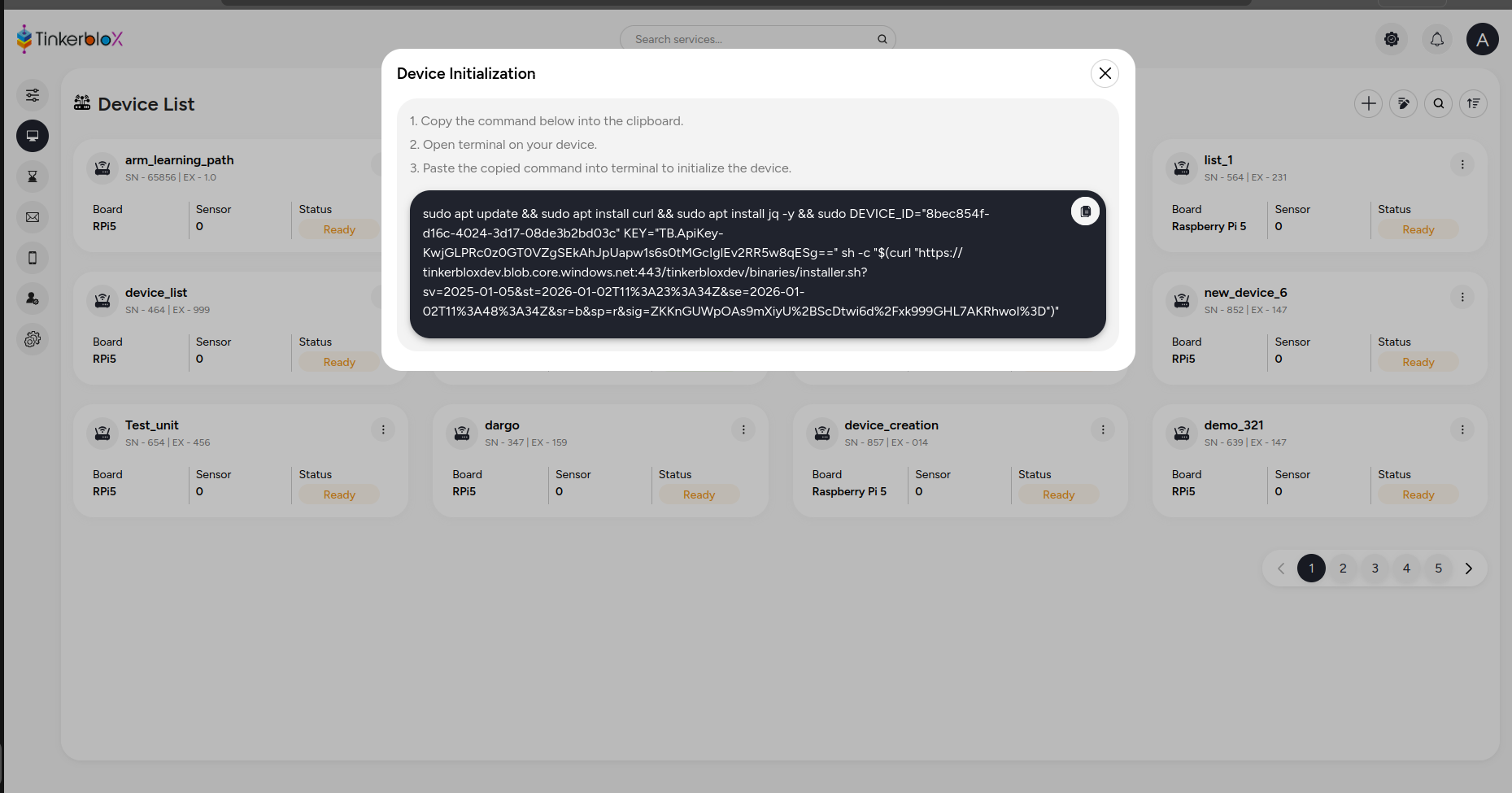 Image Alt Text:Installation Command