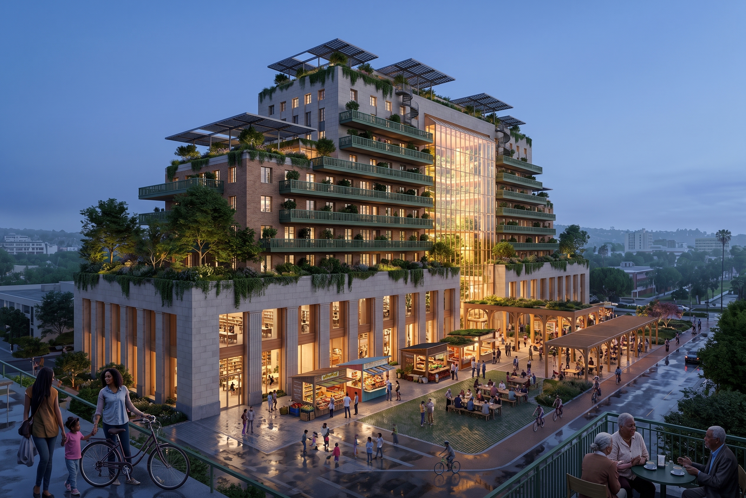 312 Spring Commons concept plaza