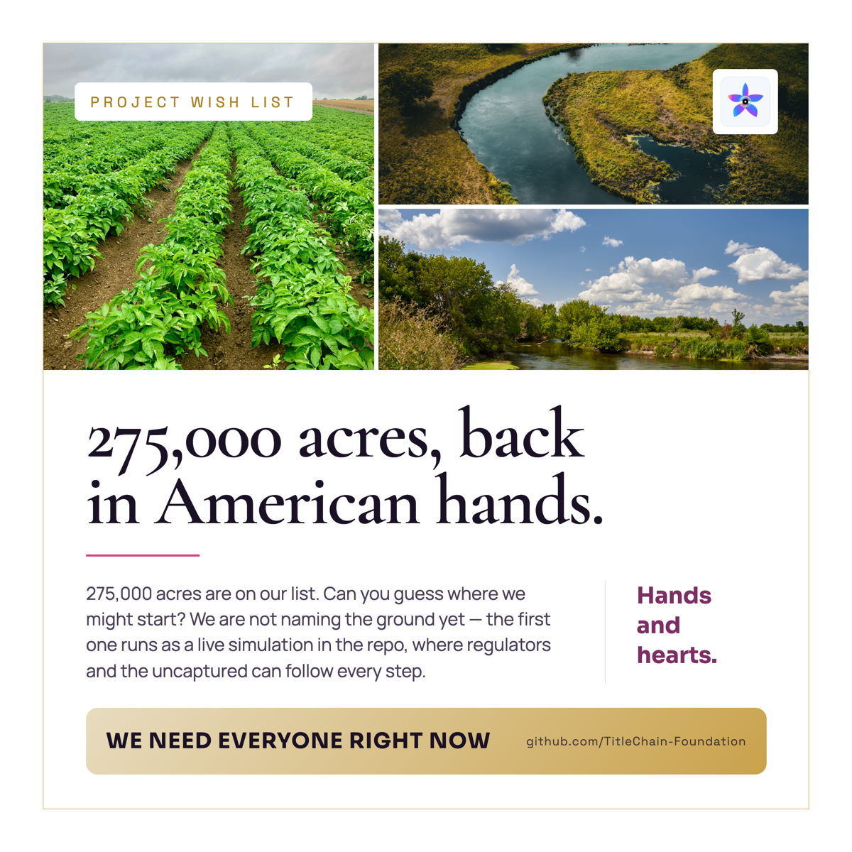 America's People's Trust Farmland project vision