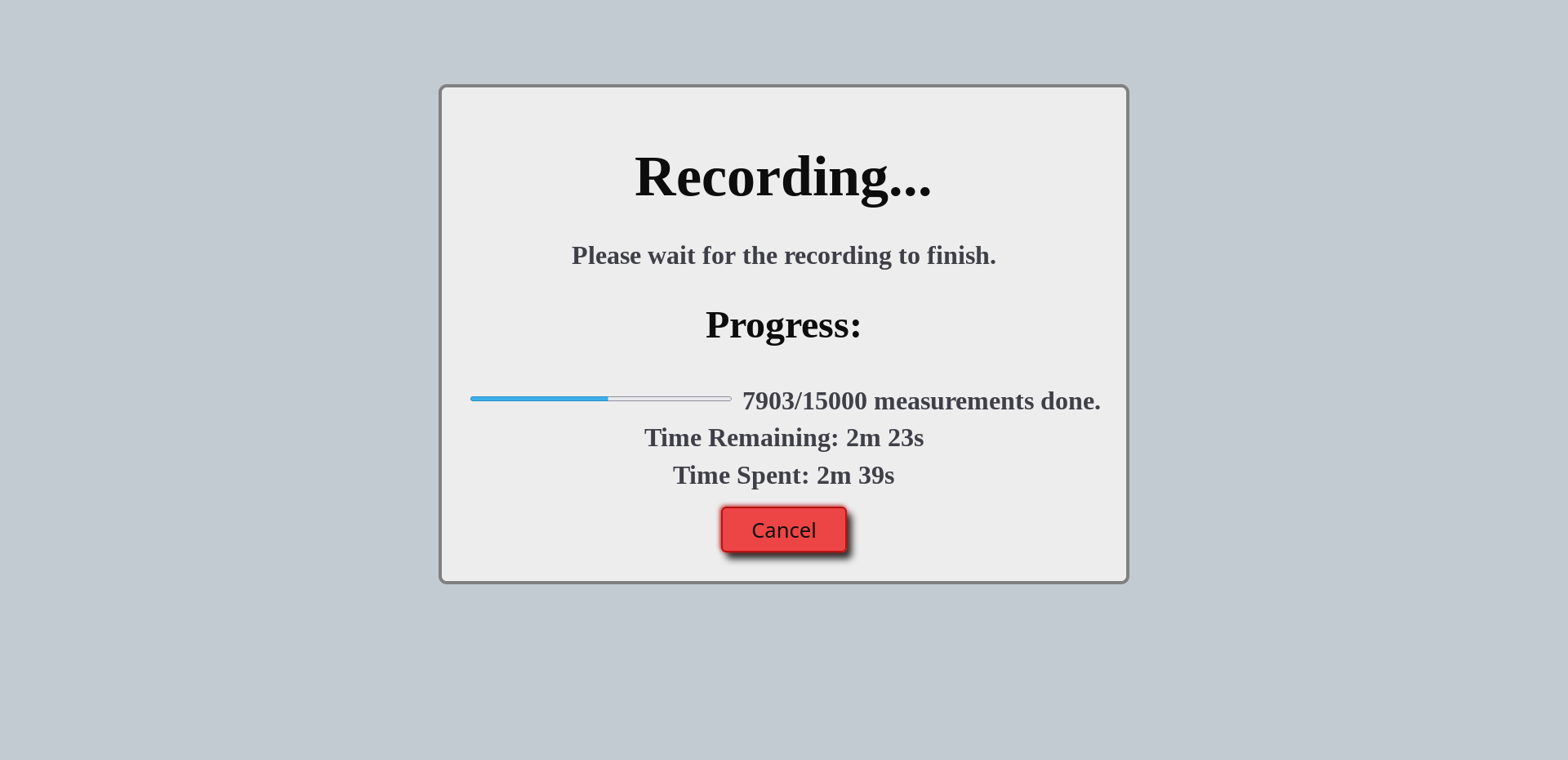 recording-please-wait