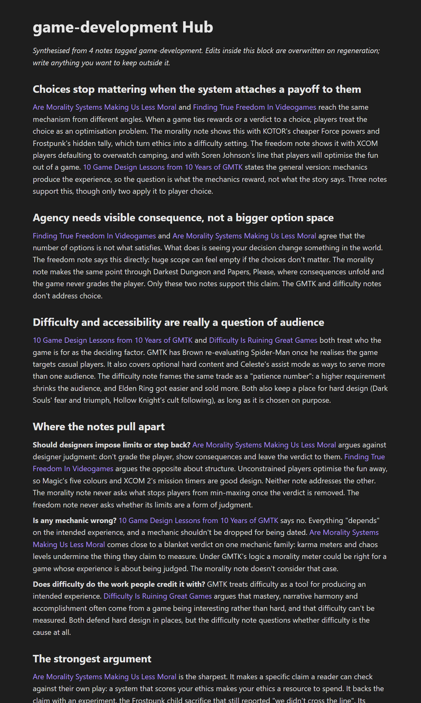 A topic hub