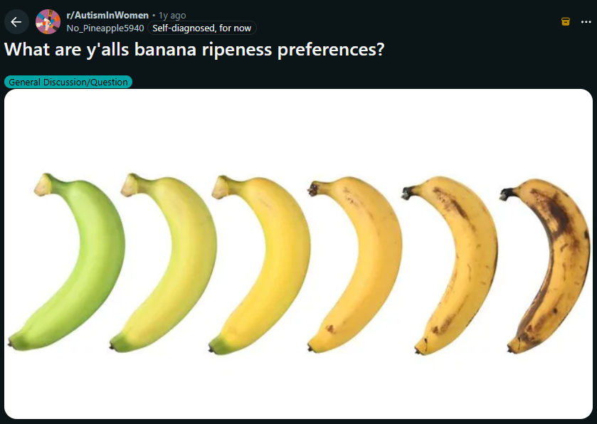 Banana ripeness levels from green over yellow to yellow with dark spots