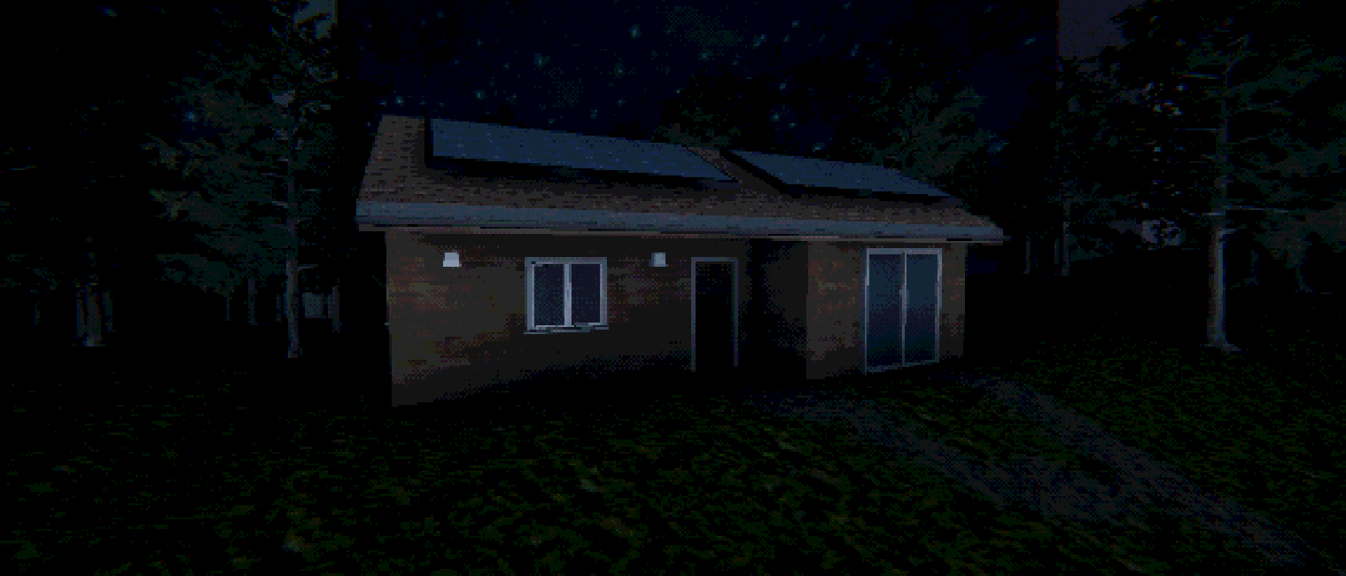 Image of a cabin in the woods