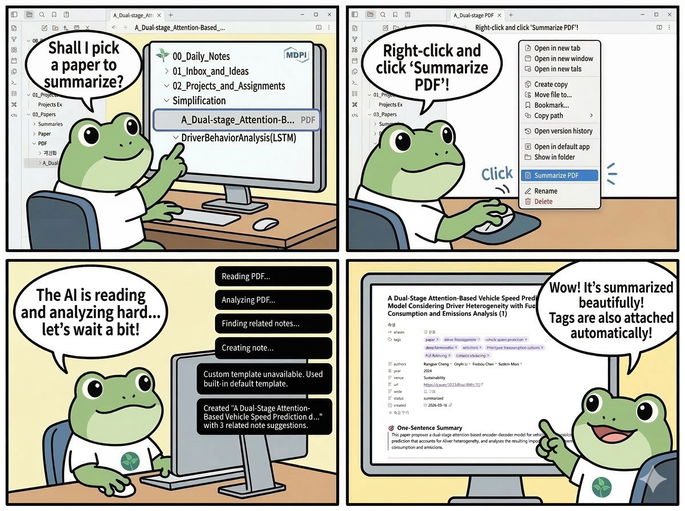 Paper Summary usage flow