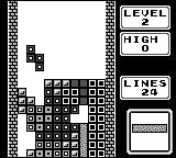 A Tetris screenshot