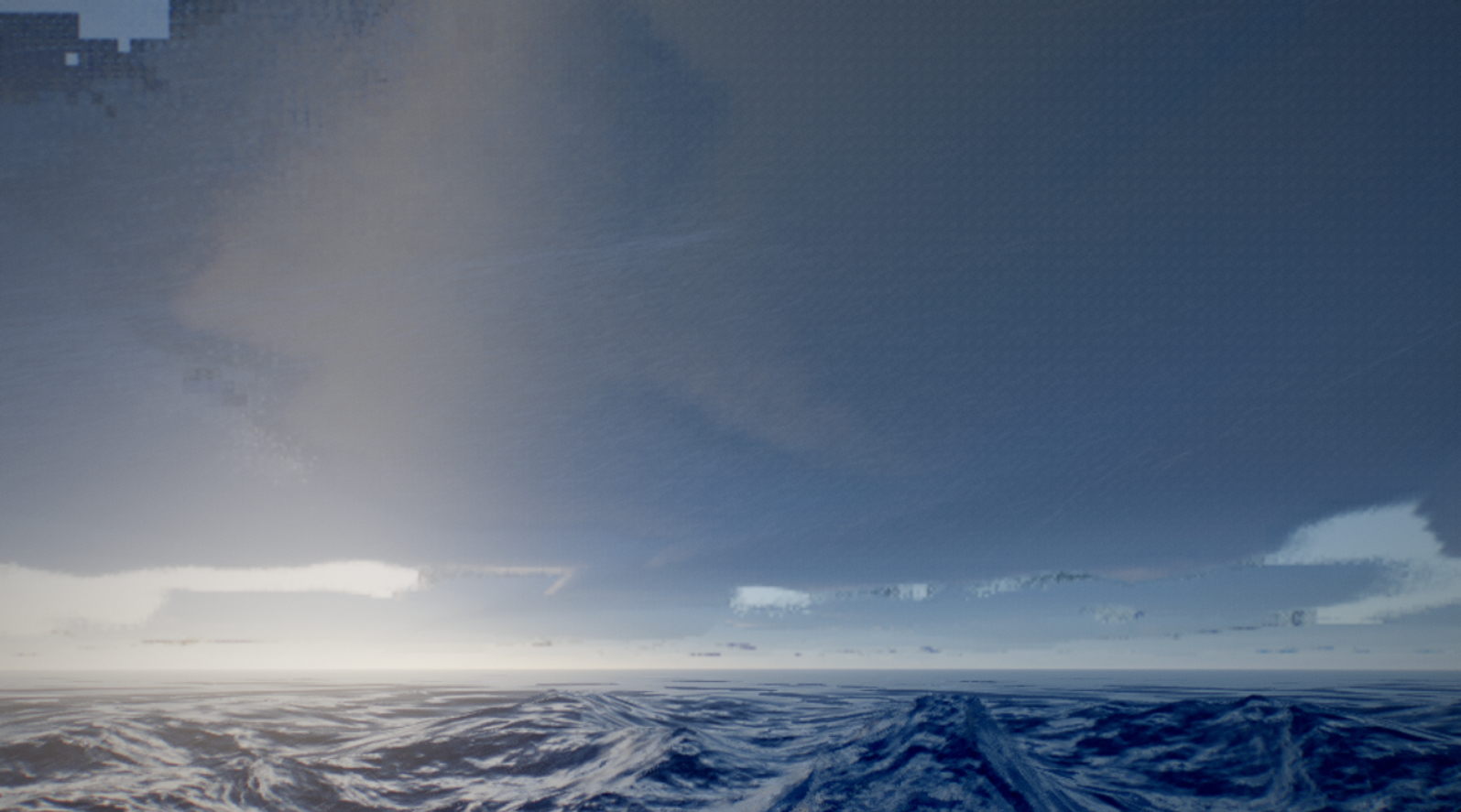 Storm deck seen from below