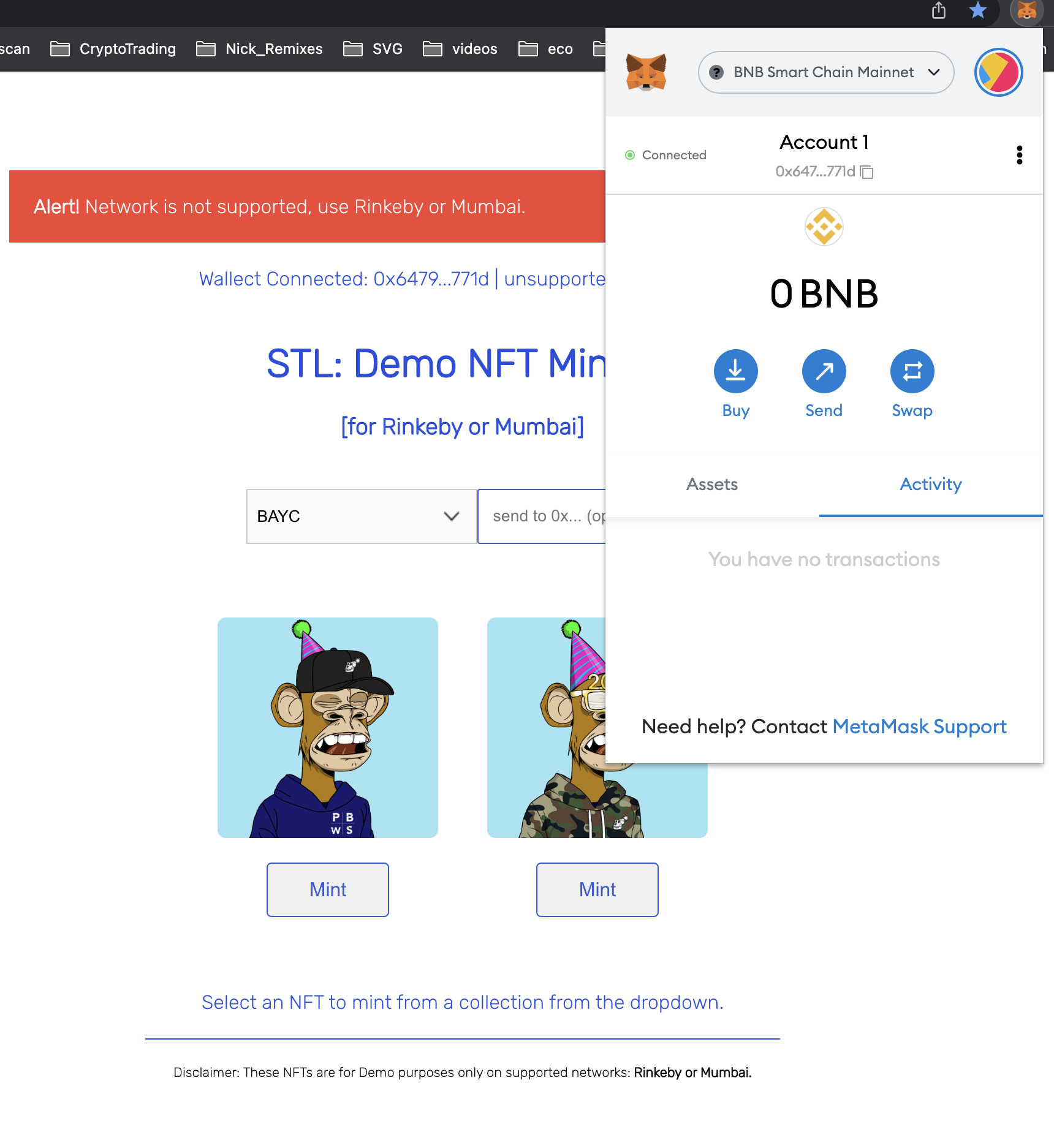 GitHub - SmartTokenLabs/token-negotiator-demo-token-minter: A Dapp to ...
