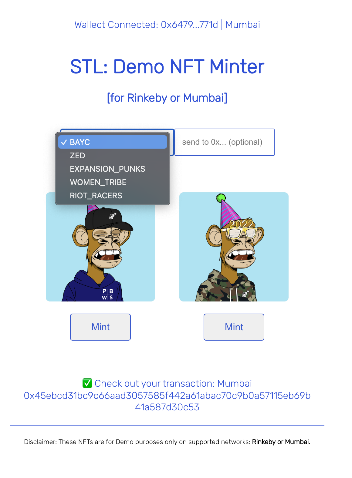 GitHub - SmartTokenLabs/token-negotiator-demo-token-minter: A Dapp to ...