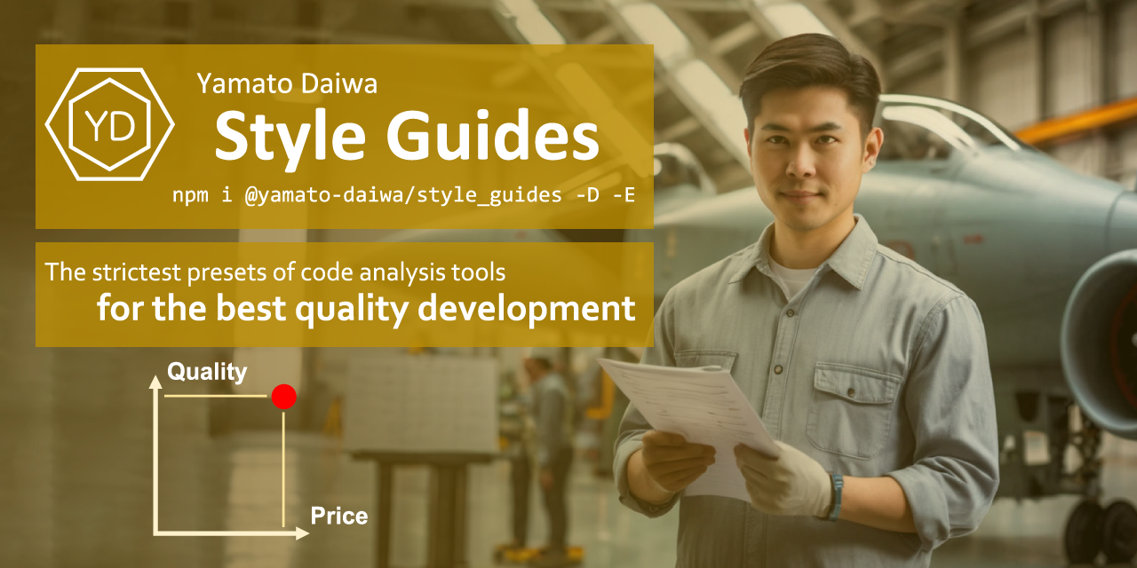 Main Visual of "@yamato-daiwa/style_guides", the npm package