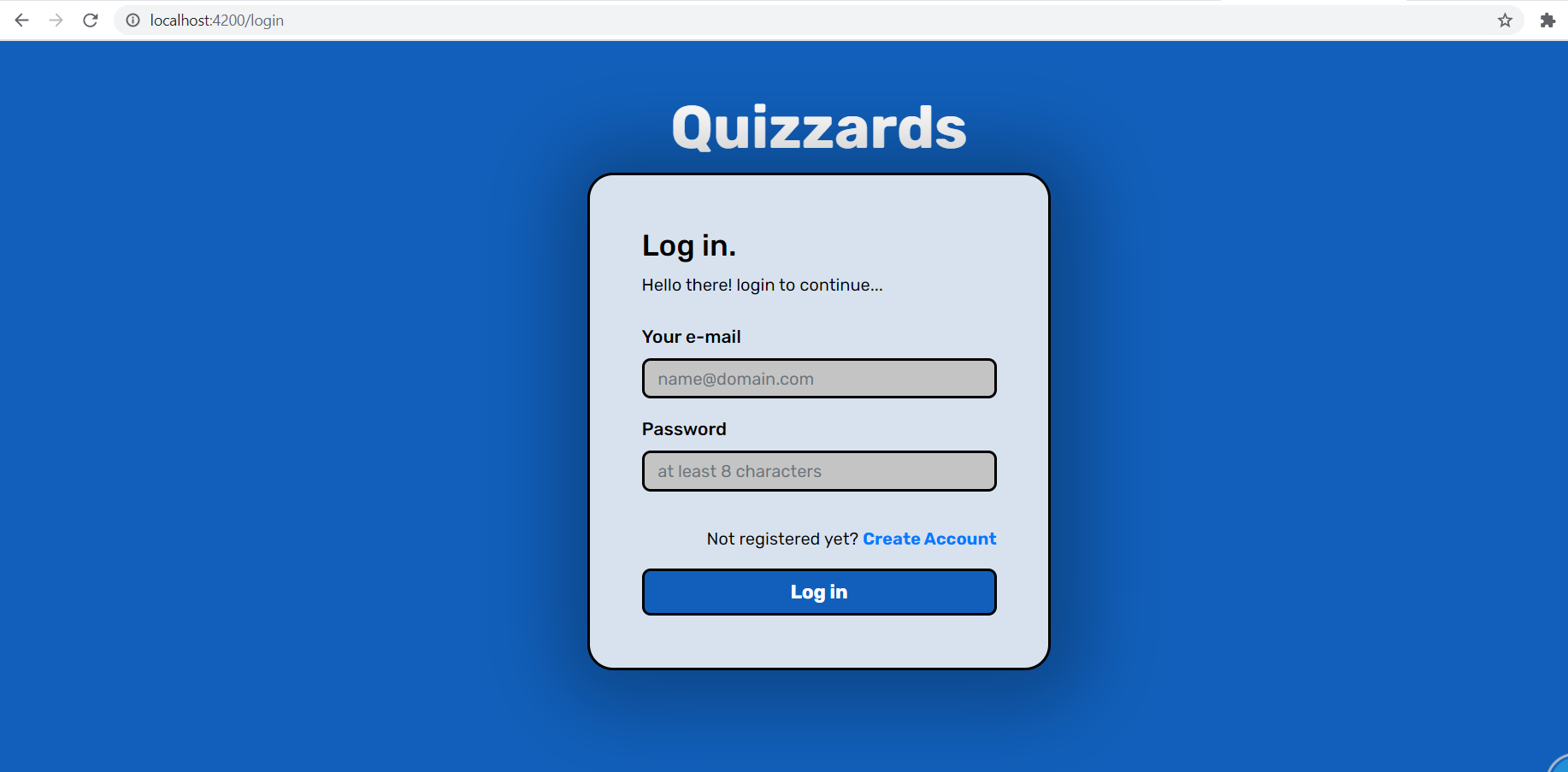 Login Page