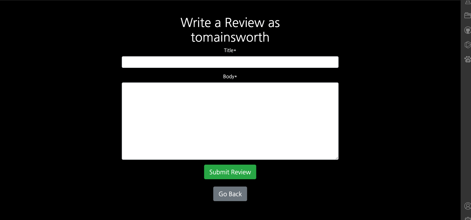 Create a Review