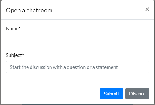 Create chatroom