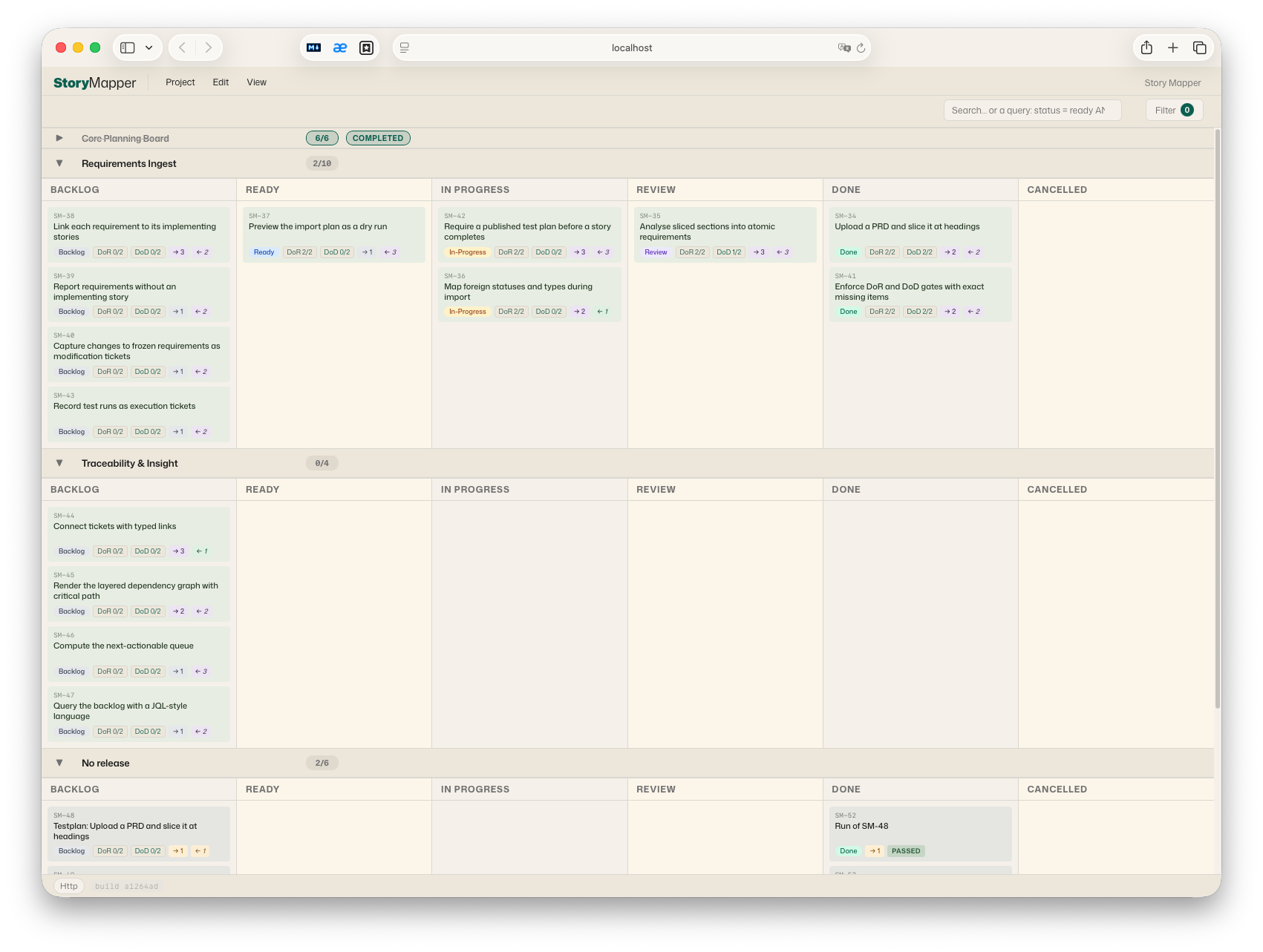 Kanban view