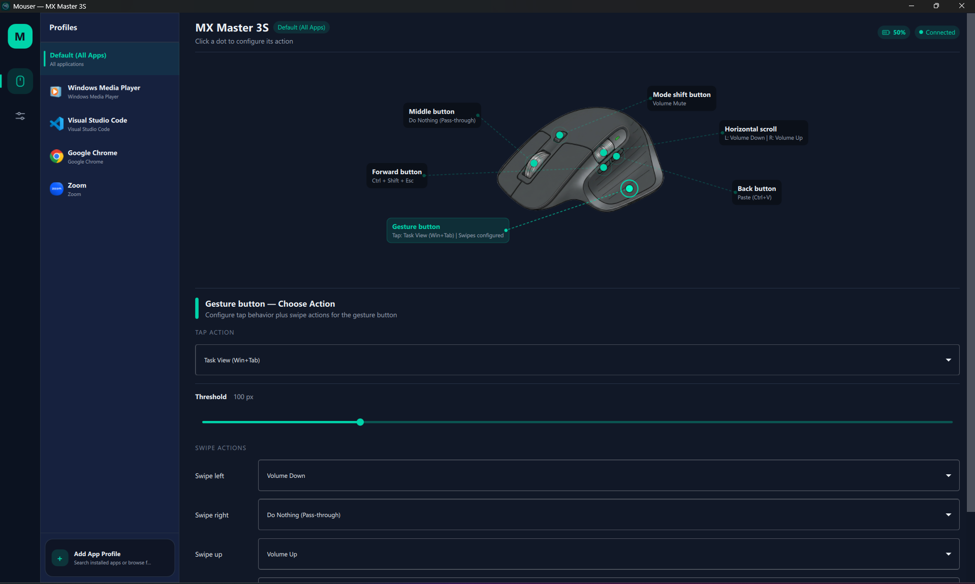 Mouser — Mouse & Profiles page