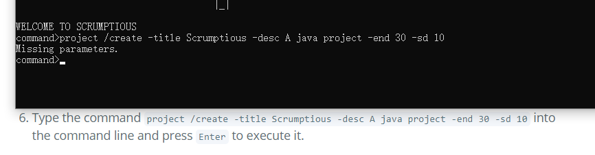 Bug: creation of project "has missing parameters" when no parameter is ...