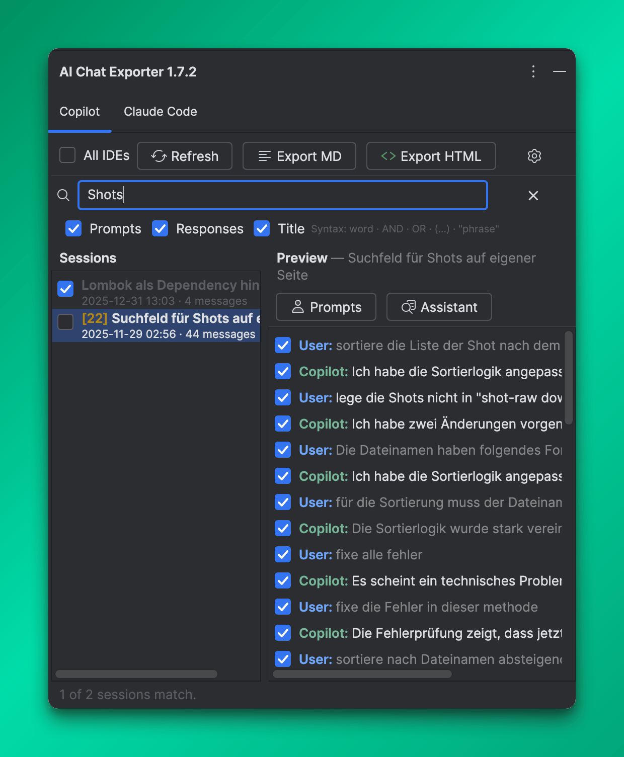 Plugin Panel