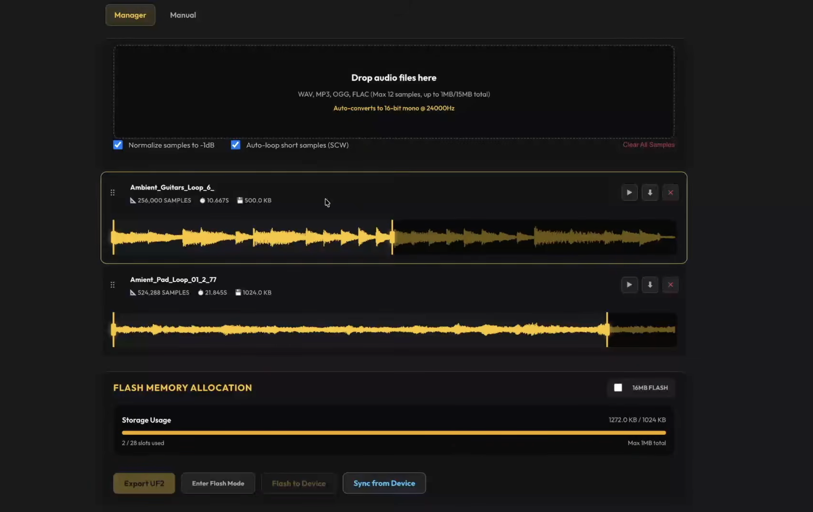 Grains Sample Manager