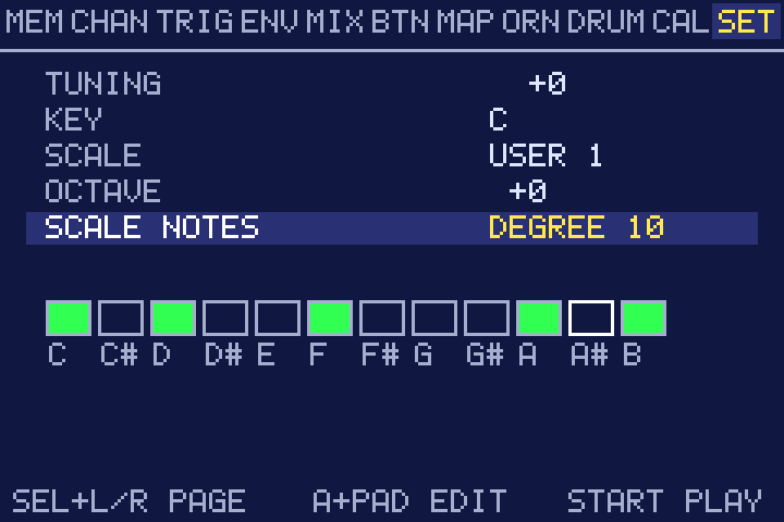SET page