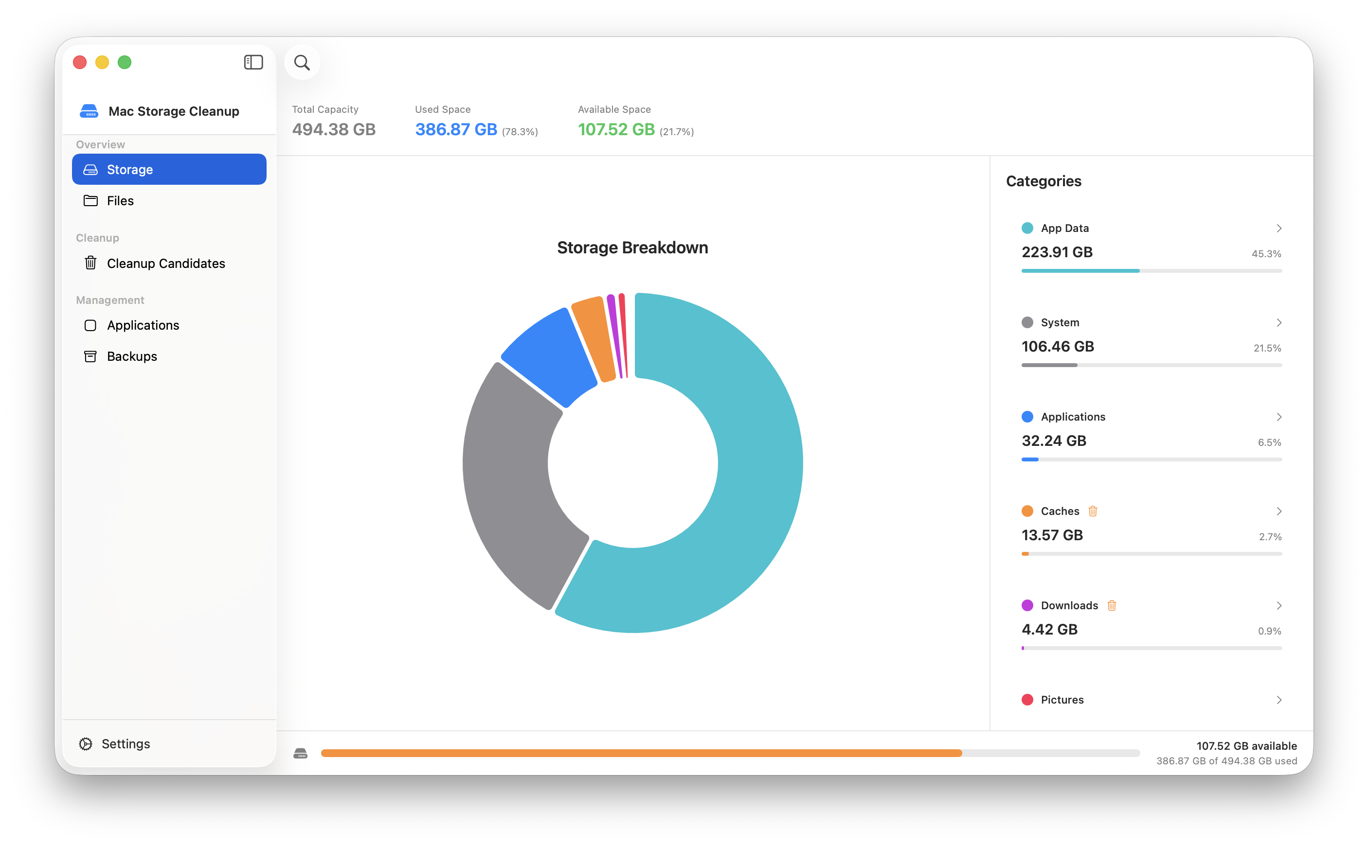 Storage Analysis