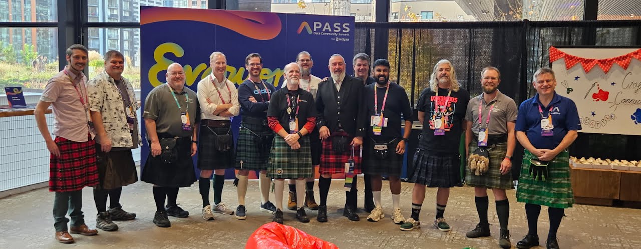 #SQLKilt Day group photo, 2025