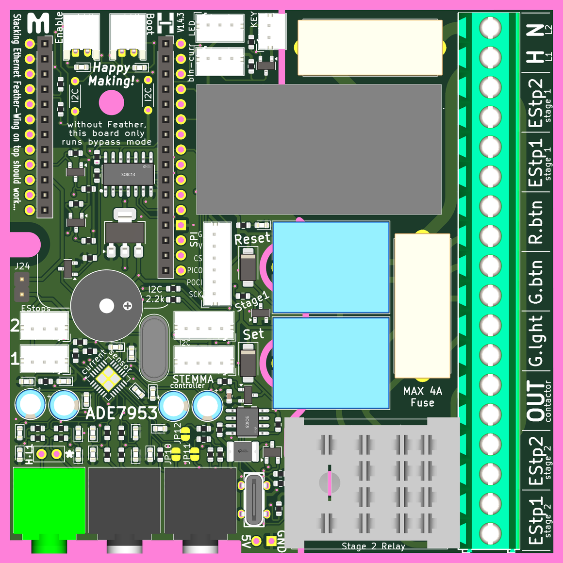 Location to plug in the CT current clamp