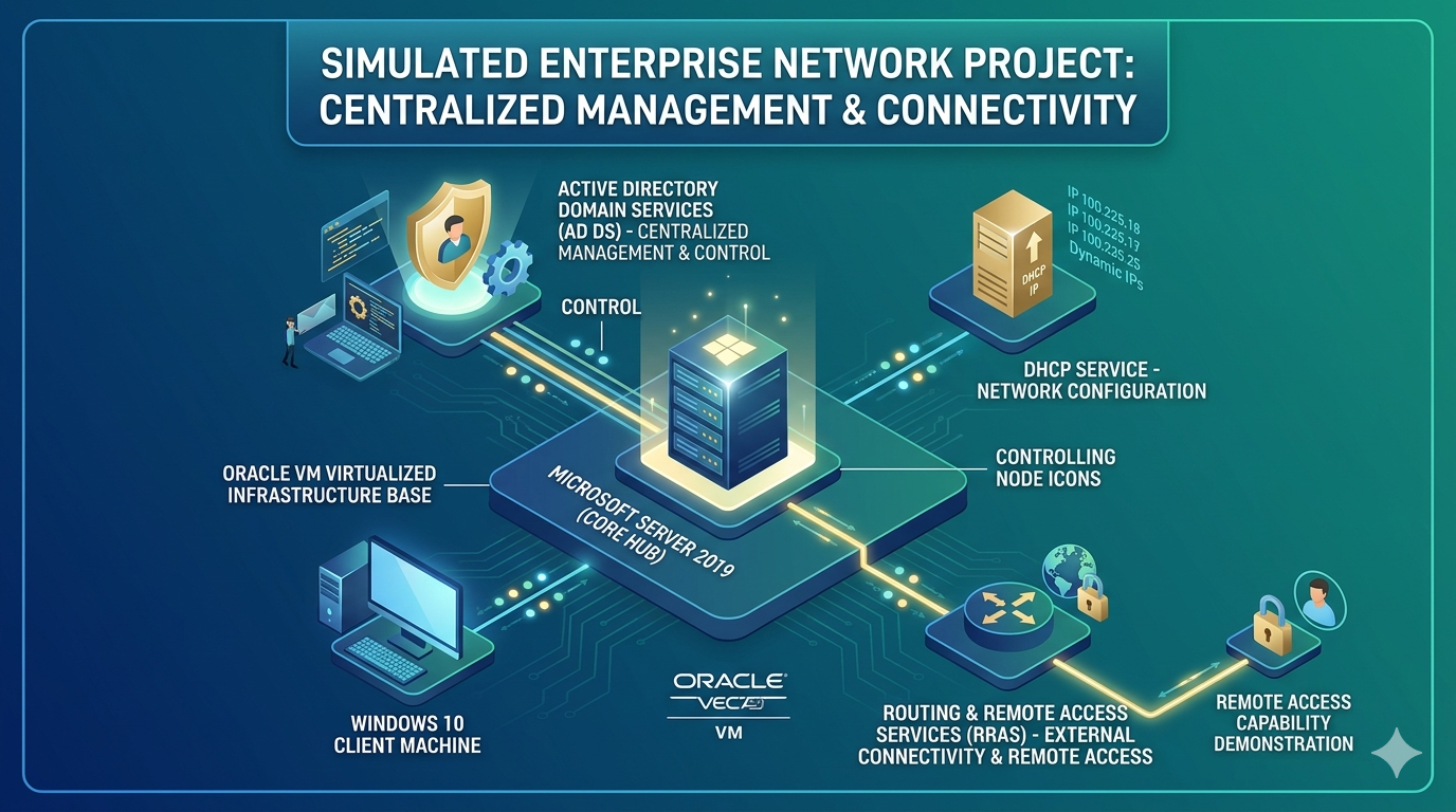 Simulated Enterprise Network