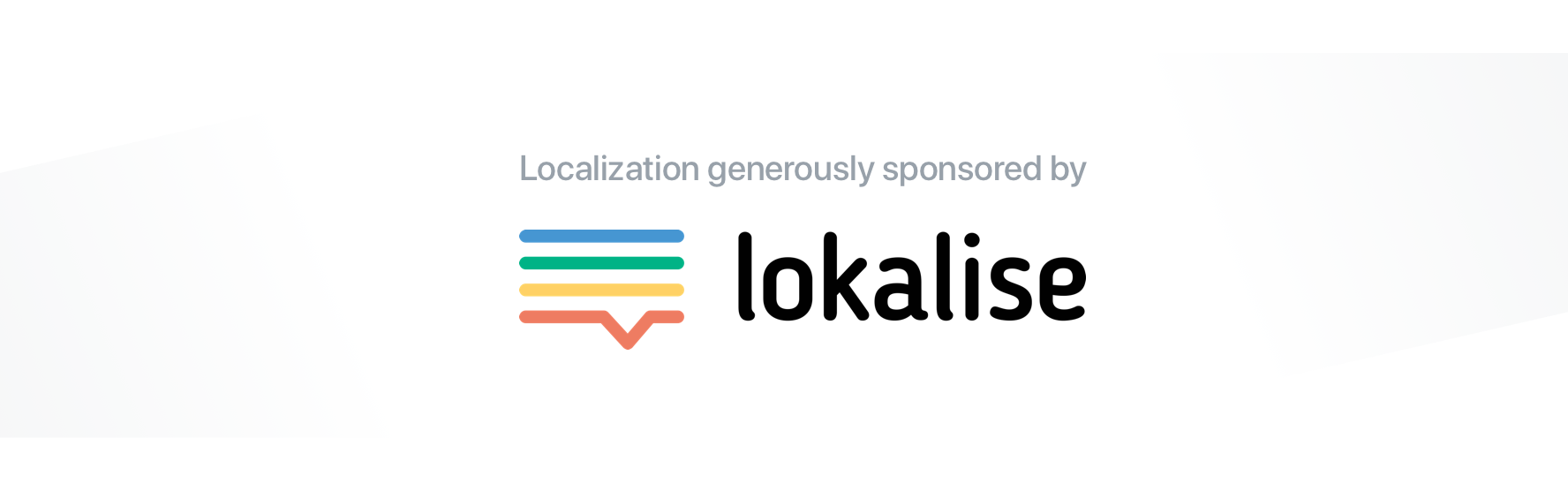 Localization generously sponsored by Lokalise, the best platform for adding lodalization to your applications