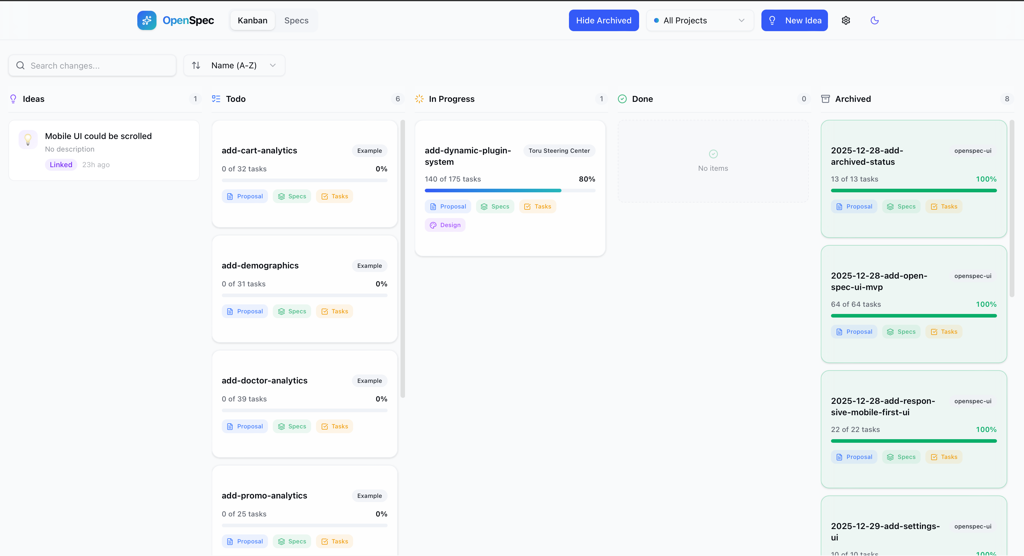 OpenSpec UI Desktop