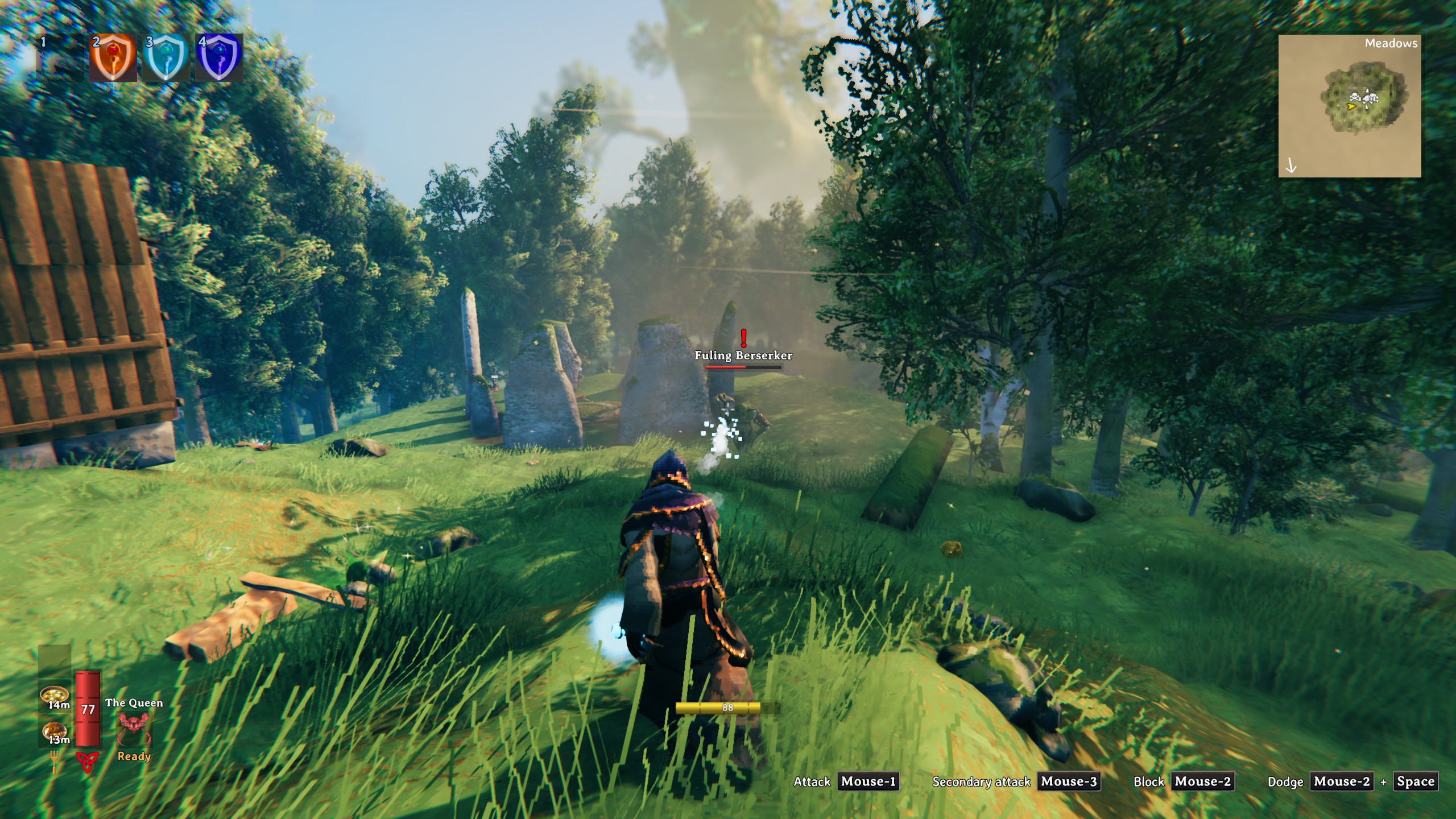 Arcane Blade throw