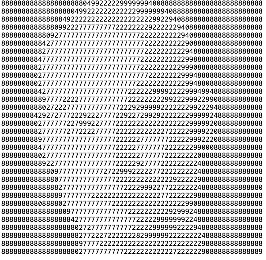 A picture of matt parker's face but as a prime number.