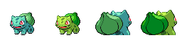 Sprite Sheet (Bulbasaur)